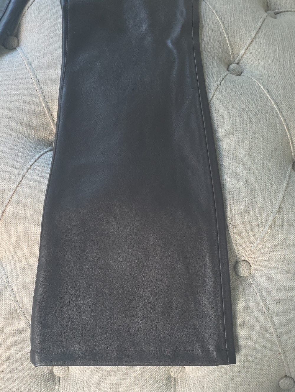 Veronica Beard Brown Faux Leather High-Waist Trousers SIZE 28 NWOT - Picture 5 of 7